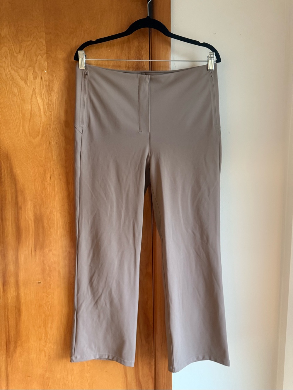 lululemon athletica Wide-Leg Ponte Pants in Taupe Gray
